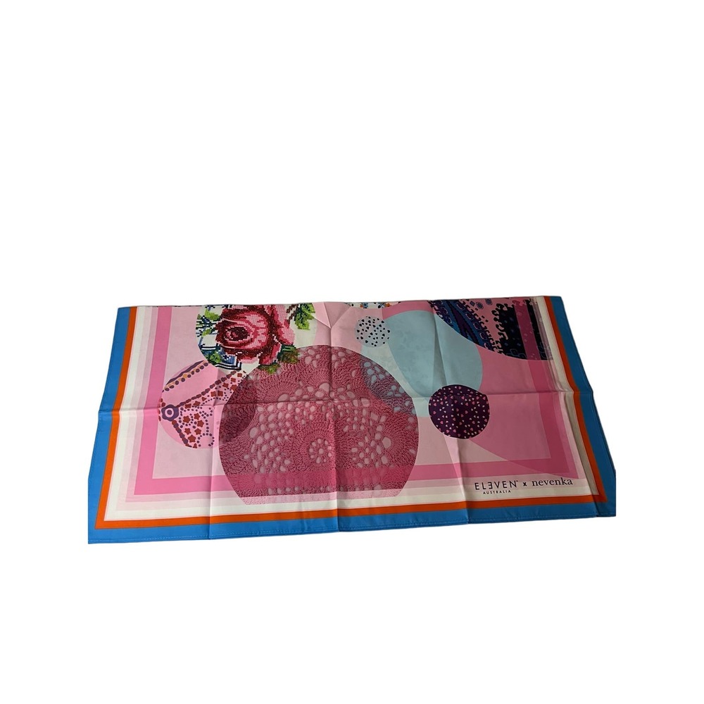 Eleven‎ Australia x Nevenka Hair Head Scarf Mixed Media Print Pastel Floral New - Picture 4 of 4